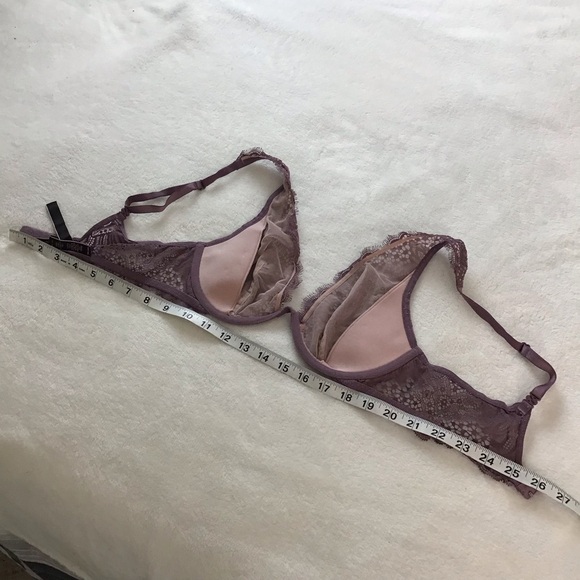 Victoria’s Secret Very Sexy Lace Plunge Bra Studded Trim 34C - Picture 10 of 13